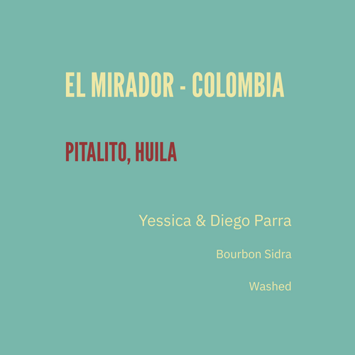 El Mirador, Colombia - Bourbon Sidra Washed